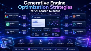 Generative Engine Optimization strategies for improving visibility in AI search engines and AI-generated search results