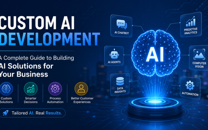 Custom AI development solutions for business AI software and agents