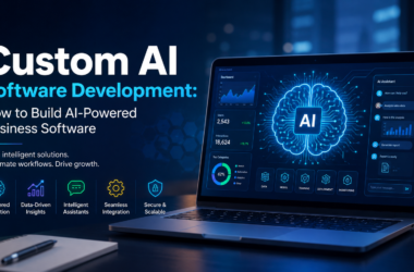 Custom AI software development for AI-powered business software and automation