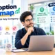 AI adoption roadmap infographic showing a 90-day AI implementation plan for businesses, including use case selection, AI usage policies, pilot testing, employee training, performance measurement, and scaling successful AI workflows.
